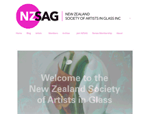 Tablet Screenshot of nzsag.co.nz